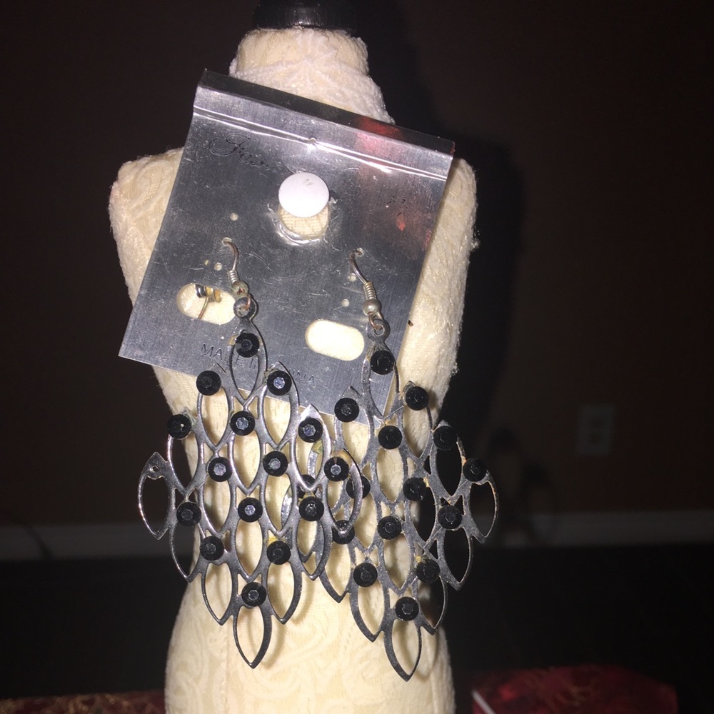 New Black Earrings